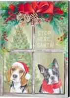 Stop Here Santa Fine Art Print