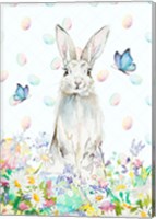Tall Easter Bunny Fine Art Print
