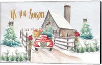 Christmas on the Farm Fine Art Print