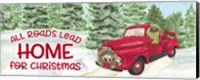 Dog Days of Christmas - Roads Lead Home Fine Art Print