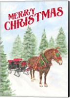 Sleigh Bells Ring - Merry Christmas Fine Art Print