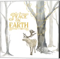 Christmas Forest III Peace on Earth Fine Art Print