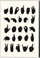 Sign Language I Fine Art Print