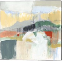 Abstracted Mountainscape III Fine Art Print