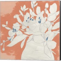 Terracotta Flowers II Fine Art Print