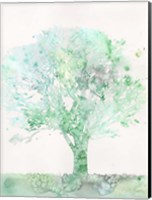 Aquamarine Tree II Fine Art Print