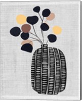 Decorated Vase with Plant III Fine Art Print