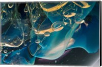Frozen Bubbles In Glass 6 Fine Art Print