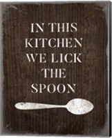 Lick the Spoon Fine Art Print