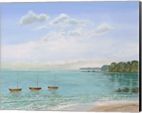 Three Dinghies Moored Fine Art Print