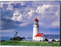 Red Roof Lighthouse Fine Art Print