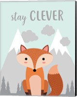 Stay Clever Fox Fine Art Print