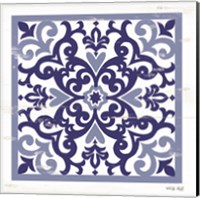 Blue Tile VI Fine Art Print