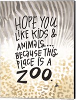 This Place is a Zoo Fine Art Print