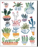 Funky Cacti I Summer Fine Art Print