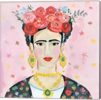 Homage to Frida Shoulders Fine Art Print