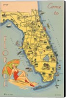 Florida Postcard VI Fine Art Print