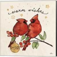 Christmas Lovebirds IX Fine Art Print