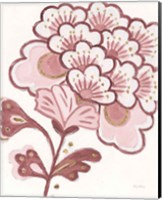 Flora Chinoiserie V Pink Fine Art Print
