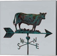 Rural Relic Cow Fine Art Print