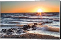 Sunset at Blue Point Fine Art Print