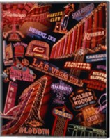 The Strip Neon Signs Las Vegas Fine Art Print