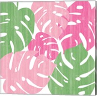 Monstera II Hot Pink Fine Art Print