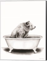 Bear in Tub Fine Art Print