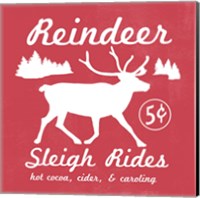 Reindeer Rides I Fine Art Print