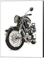 Motorcycles in Ink IV Fine Art Print