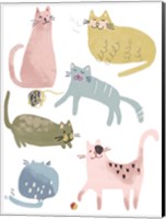Cat Squad I Fine Art Print