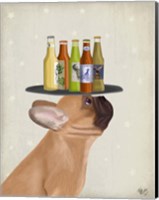 French Bulldog Beer Lover Fine Art Print