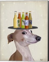Greyhound Tan Beer Lover Fine Art Print