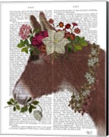 Donkey Bohemian 5 Book Print Fine Art Print