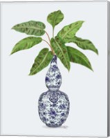 Chinoiserie Vase 1, With Plant Fine Art Print