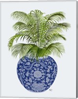 Chinoiserie Vase 6, With Plant Fine Art Print