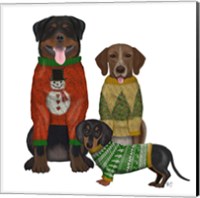Christmas Des - Ugly Christmas Sweater Competition Fine Art Print
