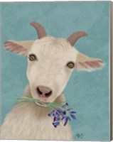 Goat and Bluebells Fine Art Print