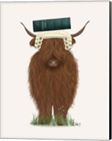 Highland Cow Lawyer Fine Art Print