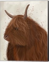 Highland Cow 4, Portrait Fine Art Print