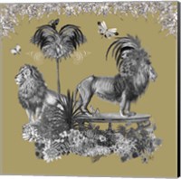 Livoris Feritas Lion Design, Square Fine Art Print