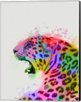 Leopard Rainbow Splash 2 Fine Art Print