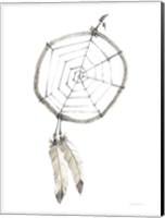 Indian Dream Catcher Neutral Crop Fine Art Print