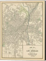 Map of Los Angeles Fine Art Print