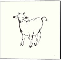 Line Goat Fine Art Print