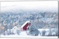 Snowy Valley Fine Art Print