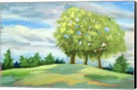 Green Horizon Landscape Fine Art Print