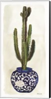 Cacti in Blue Pot 2 Fine Art Print
