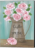 Hello Spring Roses Fine Art Print