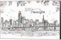 Skyline Sketches VII Fine Art Print